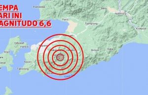 티모르 쿠팡지역에 규모 6.6 지진 발생