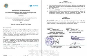 `이지스`, 인니 토지청 MOU 체결