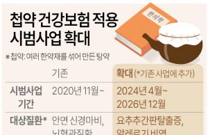 ‘한약 건보’ 확대한다…비염·소화불량·허리디스크에도 적용