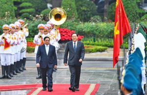 라오스 총리, 베트남 방문… 마약 대응 등 협력 방안 논의