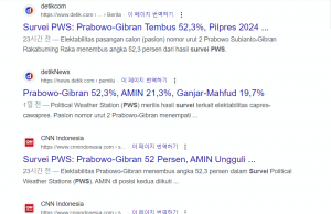 인니 대선 1차에서 끝나나…1위주자 프라보워 지지율 50% 넘어