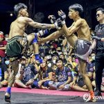 태국 무에타이 시합 장면