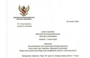 2024년 선거 공휴일 노동장관 회람문…. “근로시 투표시간 주고 수당주어야”