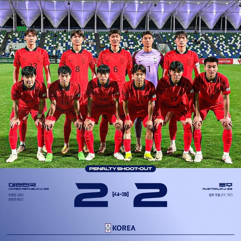 23세 이하(U-23) 축구대표팀 2024.3.26