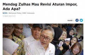 무역부 장관, 해외 여행자 반입품 제한 규정 개정 시사