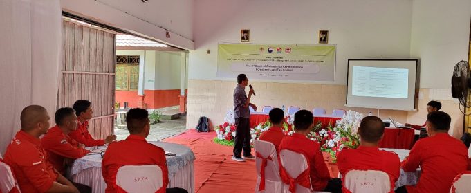 한-인니산림협력센터, 산불 진화 교관양성 교육 실시