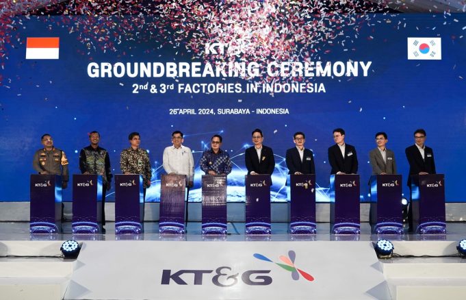 KT&G, 수라바야에 인도네시아 2·3공장 착공
