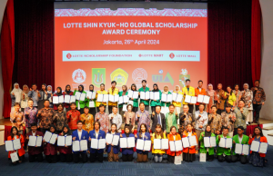 롯데장학재단, 자카르타서 장학사업과 도서관 지원