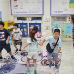 The floor is lava 활동 모습