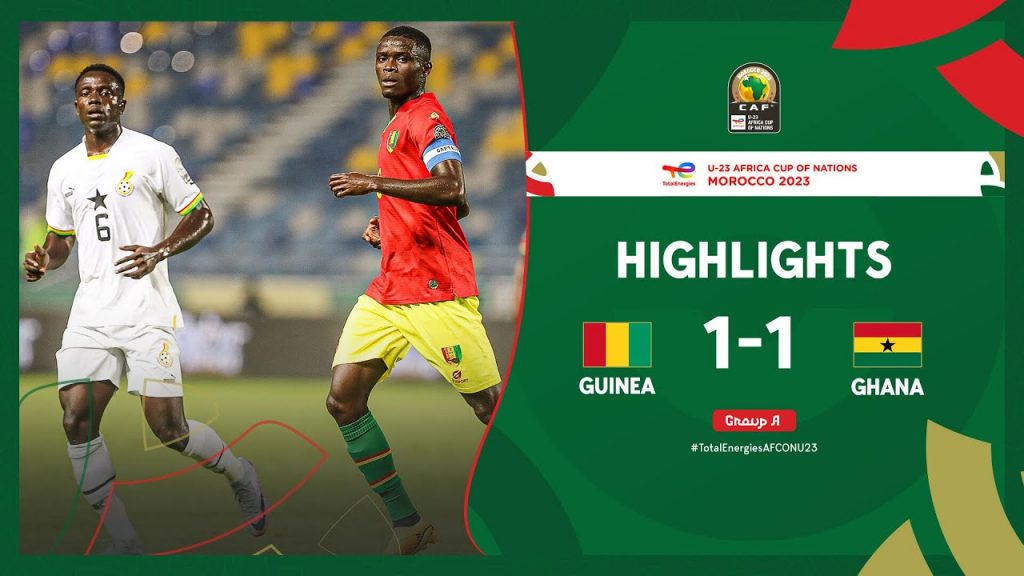 기니 Guinea 🆚 가나 Ghana| Highlights AFCONU23 경기보기