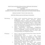 ▲무역부 2024년 7호 규정(Permendag Nomor 7 Tahun 2024)은  2024년 4월 29일 공포되었으며 2024년 5월 6일에 발효되었다.