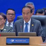 ▲조코 위도도 대통령, 발리에서 열린 제10차 세계물포럼 정상회의