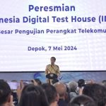 ▲통신정보기술부의 Indonesia Digital Test House 통신기기 테스트 센터 개장식