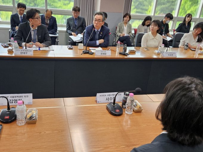 조태열 외교장관, 코이카 찾아 개발협력 현장 목소리 청취