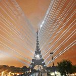 2024 파리 올림픽 개회 축하는 레이저쇼