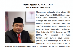 선관위원장 해임… 선관위, 아피푸딘 직무대행 임명