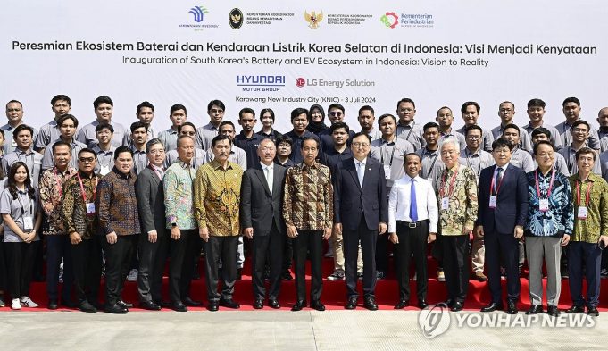 현대차그룹, 배터리셀 합작공장 HLI그린파워 준공식