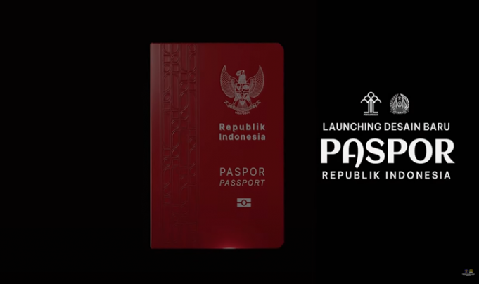 (영상) 인도네시아 새로운 전자 여권, 색상, 디자인, 기능 돋보여