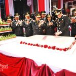 ▲Yasonna H. Laoly 법무인권부 장관은 2024년 8월 19일 자카르타 법무부 청사에서 열린 제79주년 법무부날 기념식에서 참석하고 있다.