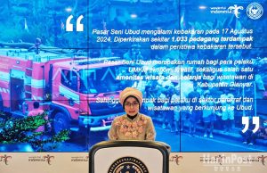 관광창조경제부 “우붓 예술시장 화재 복구”