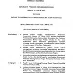 ▲신수도 투자 가속화를 위한 태스크포스에 관한 대통령령(Keppres) 제25호. 2024.8.5