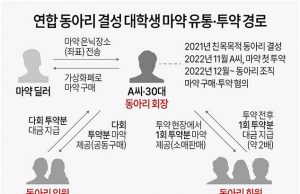 연합 동아리 결성 대학생 마약 유통·투약 경로