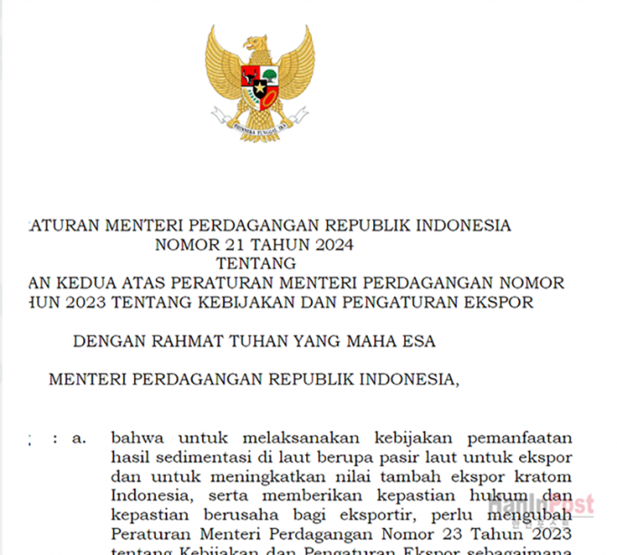 20년간 금지되었던 바다모래 수출 공식 허용