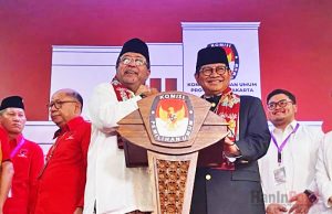 투쟁민주당, 자카르타 주지사 후보에 프라모노 내각부 장관 지명