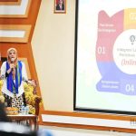 ▲국립연구혁신청(BRIN)은 연구 라이선싱 서비스 통합 Inline 제도를 설명하고 있다. 2024. 8월 21