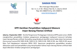 인조 필라멘트 원사 수입 세이프가드 조치 해당 없어