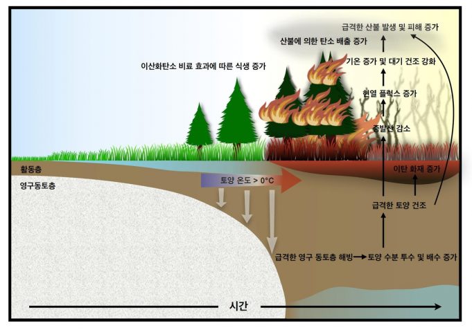 “2050년 이후 영구동토층 절반 녹을 것…북극 산불 심화”