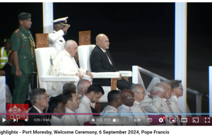 (영상) 교황, 파푸아뉴기니 도착…나흘간 오지 정글 마을 등 방문