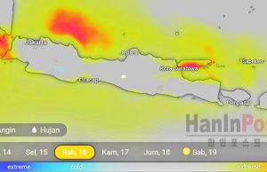 기상청 “10월 16일이후 자와섬 무더위 끝나”