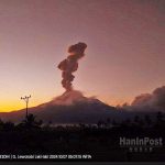 ▲르워토비 말레 화산(Gunung Lewotobi Laki-laki) 경계 경보 2024.10.07