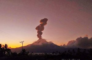 NTT 르워토비 말레산 경계 경보 발령