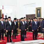 ▲프라보워 수비안토 대통령은 7명의 특별 대사를 임명하고 있다. 2024년 10월 22일