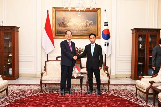 기브란 부통령, 한덕수 총리와 협력관계 강화 논의