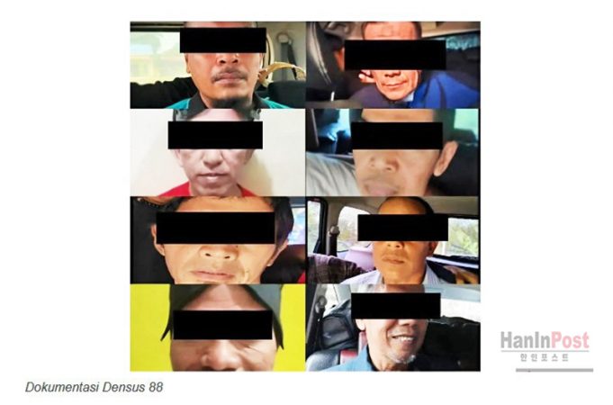 인도네시아 대테러 특수부대, NII 소속 테러 용의자 8명 체포