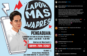 기브란 대통령 권한대행, 부통령궁 시민 고충 접수 창구 개설