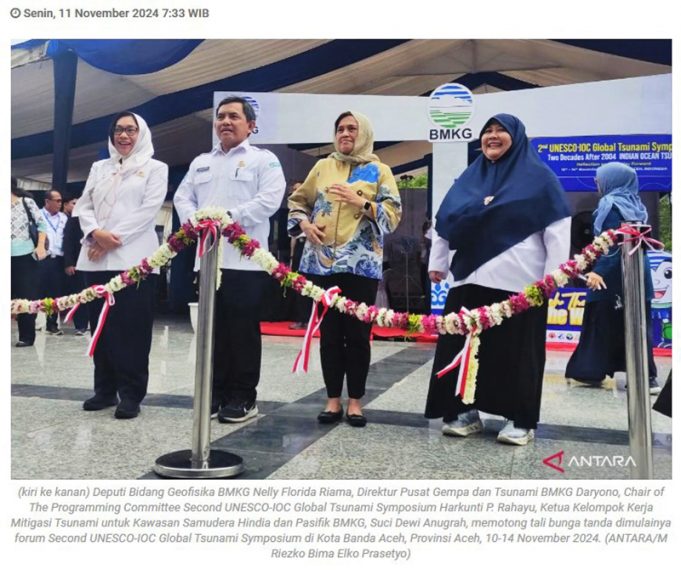 유네스코, 쓰나미 대비 역량 갖춘 12개 마을 인증 총 22개 마을로 확대