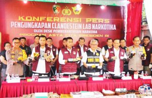 “발리 불법 마약 제조 실험실, Rp1조 5천억 규모!”