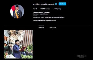 인도네시아 대통령, 공식 인스타그램 계정 개설