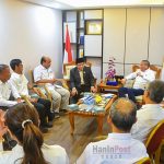 ▲자카르타 지방의회(DPRD)와 인도네시아 경영자총회(Apindo) 지부는 기업 규제에 대한 회의를 하고 있다. 2024.10.29. 사진 자카르타 지방의회(DPRD) 제공