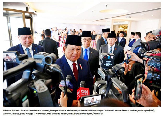 프라보워 정부, 친환경 에너지 전환으로 국제 위상 강화 노린다