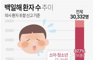 백일해와 폐렴균 감염 환자 폭증… 질병청장 “유례없는 유행”
