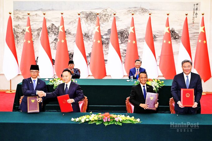 인도네시아, 중국과의 전략적 협력 강화 산업단지 개발 박차