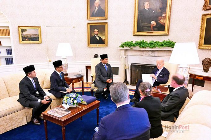 프라보워 대통령 첫 해외 순방 185억 달러 투자 유치… “한인니 정상회담 취소”