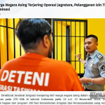 2024 자그라타라 3차 작전에서 외국인687명 적발 보도. 2024.11.