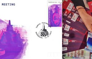 우표를 통한 인도네시아의 문화유산 알리기