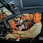 ▲가이킨도 자카르타 오토 위크에 참석한 아구스 산업부 장관. 2024.11